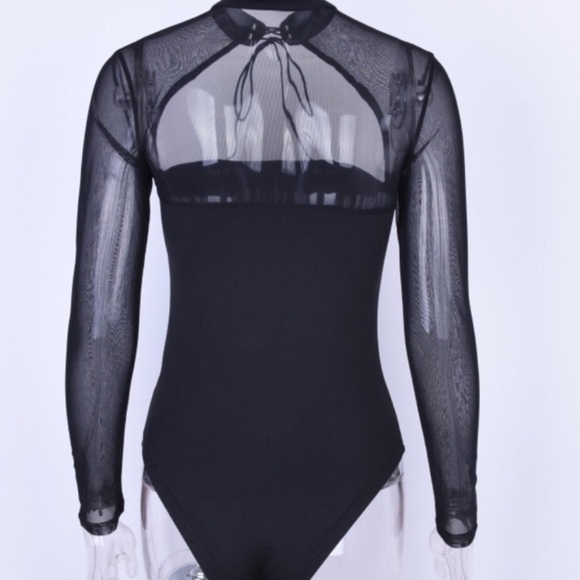Black Choker bodysuit - Picture 7 of 8